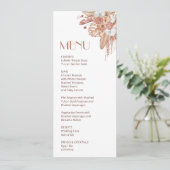 Watercolor Boho Floral    招待状 (スタンド正面)