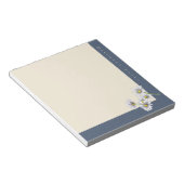 Watercolor Boho Floral Daisy Christmas Gift ノートパッド (アングル)