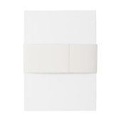 Watercolor Boho Neutral Wedding  招待状ベリーバンド (裏面例)