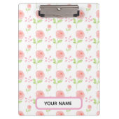 Watercolor Botanical  Floral Pattern Planner クリップボード (正面)