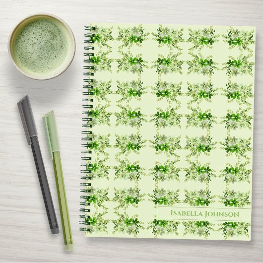 Watercolor Botanical Name Notebook ノートブック