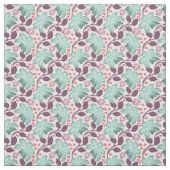 Watercolor Botanical Seamless Pattern Pastel Leave ファブリック (見本)