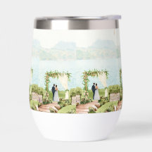 Watercolor Botanical Wedding Mug – Guest Favor
