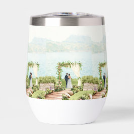 Watercolor Botanical Wedding Mug – Guest Favor