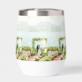 Watercolor Botanical Wedding Mug – Guest Favor (背面)