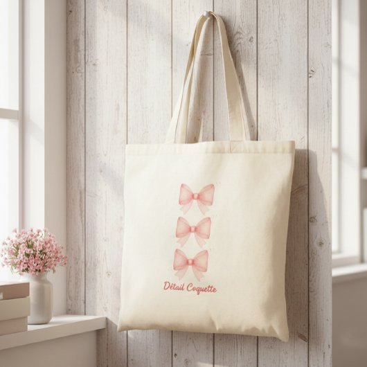 Watercolor Bows Tote Bag トートバッグ