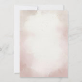 watercolor bread Bun in the Oven Baby Shower 招待状 (裏面)