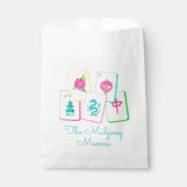 Watercolor Bright Mahjong Tiles フェイバーバッグ (正面)