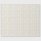 Watercolor Bright Mahjong Tiles ラッピングペーパー (フラット)