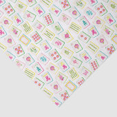 Watercolor Bright Mahjong Tiles 薄葉紙 (詳細)