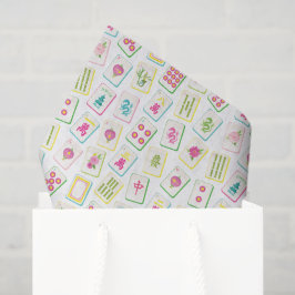 Watercolor Bright Mahjong Tiles 薄葉紙