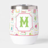 Watercolor Bright Mahjong Tiles Monogram (正面)