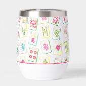 Watercolor Bright Mahjong Tiles Monogram (背面)