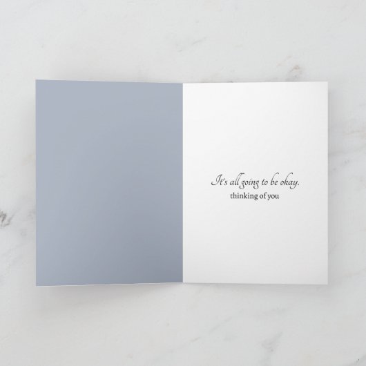 Watercolor Broken Apple Tree  カード (内部)