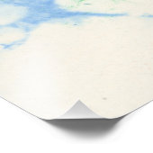 Watercolor bubble print フォトプリント            (角)