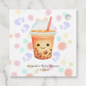 Watercolor Bubble Tea Pop it! When she pops! フェイバータグ (裏面)