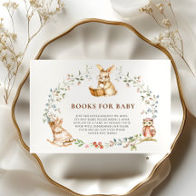 Watercolor Bunny Book Wreath Books for Baby 