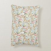 Watercolor Bunny Garden アクセントクッション (裏面(縦))