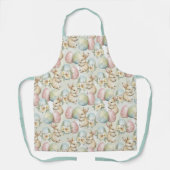 Watercolor Bunny Garden エプロン (正面)