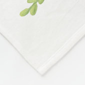 Watercolor Butterflies in Flight フリースブランケット (角)