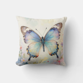Watercolor Butterfly  クッション