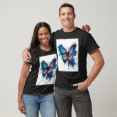 Watercolor Butterfly Beautiful Colorful  2 Tシャツ (ユニセックス)