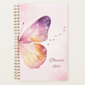 Watercolor Butterfly Planner プランナー手帳 (正面)