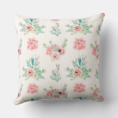 Watercolor Cacti Cushion 20×20 クッション (裏面)