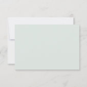 Watercolor Cactus | サボテンのボタニカル ウェディング サンキューカード (裏面)