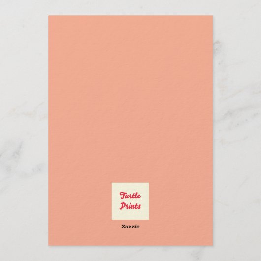 Watercolor Candlelight Christmas invitation Card 招待状 (裏面)