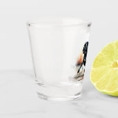 Watercolor Cane Corso dog ショットグラス (左)