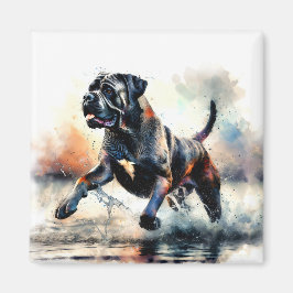 Watercolor Cane Corso dog マグネット