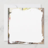 Watercolor Cat and Flower Themed Blank (裏面)