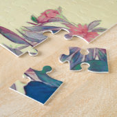 Watercolor Cats in a Garden ジグソーパズル (側面)