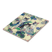 Watercolor Cats in a Garden タイル (側面)