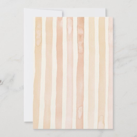 Watercolor Charm Bracelet Pagan Babyshower 招待状 (裏面)