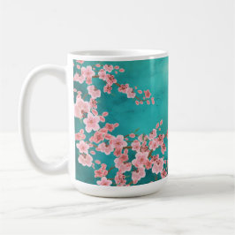 Watercolor Cherry Blossom Coffee Mug コーヒーマグカップ
