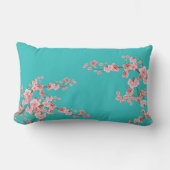 Watercolor Cherry Blossoms ランバークッション (正面)