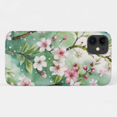 Watercolor Cherry Blossoms Case-Mate iPhoneケース (裏面(横))