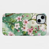 Watercolor Cherry Blossoms iPhoneケース (裏面横)