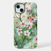 Watercolor Cherry Blossoms iPhoneケース (裏面)