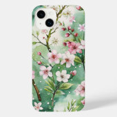 Watercolor Cherry Blossoms iPhoneケース (裏面)