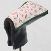 Watercolor Cherry Pattern ゴルフヘッドカバー (3/4 正面)