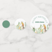 Watercolor Child's Bug Insect Birthday コンフェッティ (裏面)