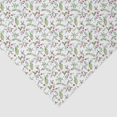 Watercolor Chinoiserie Christmas Mistletoe 薄葉紙 (詳細)