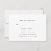 Watercolor Chinoiserie Floral RSVP Response Card (裏面)