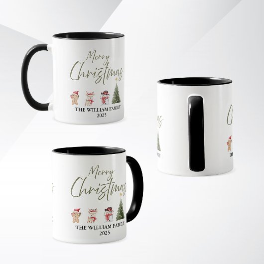 Watercolor Christmas Coffee Mug マグカップ