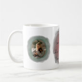 Watercolor Christmas Dachshund  – Custom Photo  コーヒーマグカップ (左)