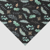 Watercolor Christmas Leaf Pattern 薄葉紙 (詳細)