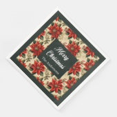 Watercolor Christmas Napkins Personalized Touch (コーナー)